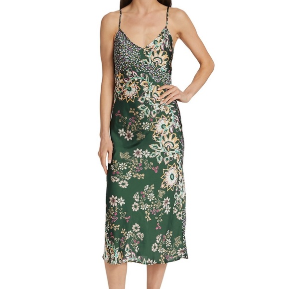 Free People Your Better Side Floral Midi Slipdress - Picture 5 of 9